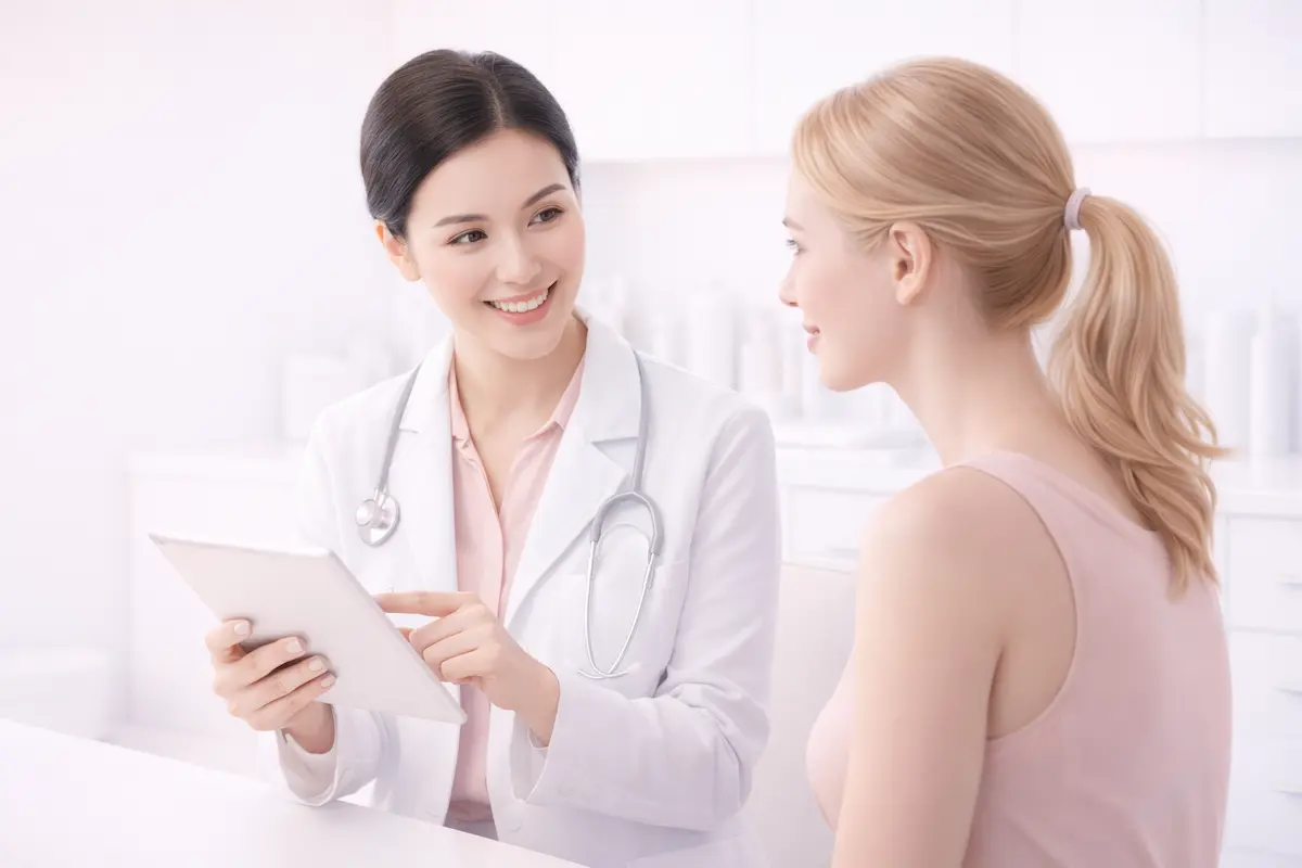 醫師專業諮詢與術前評估示意圖