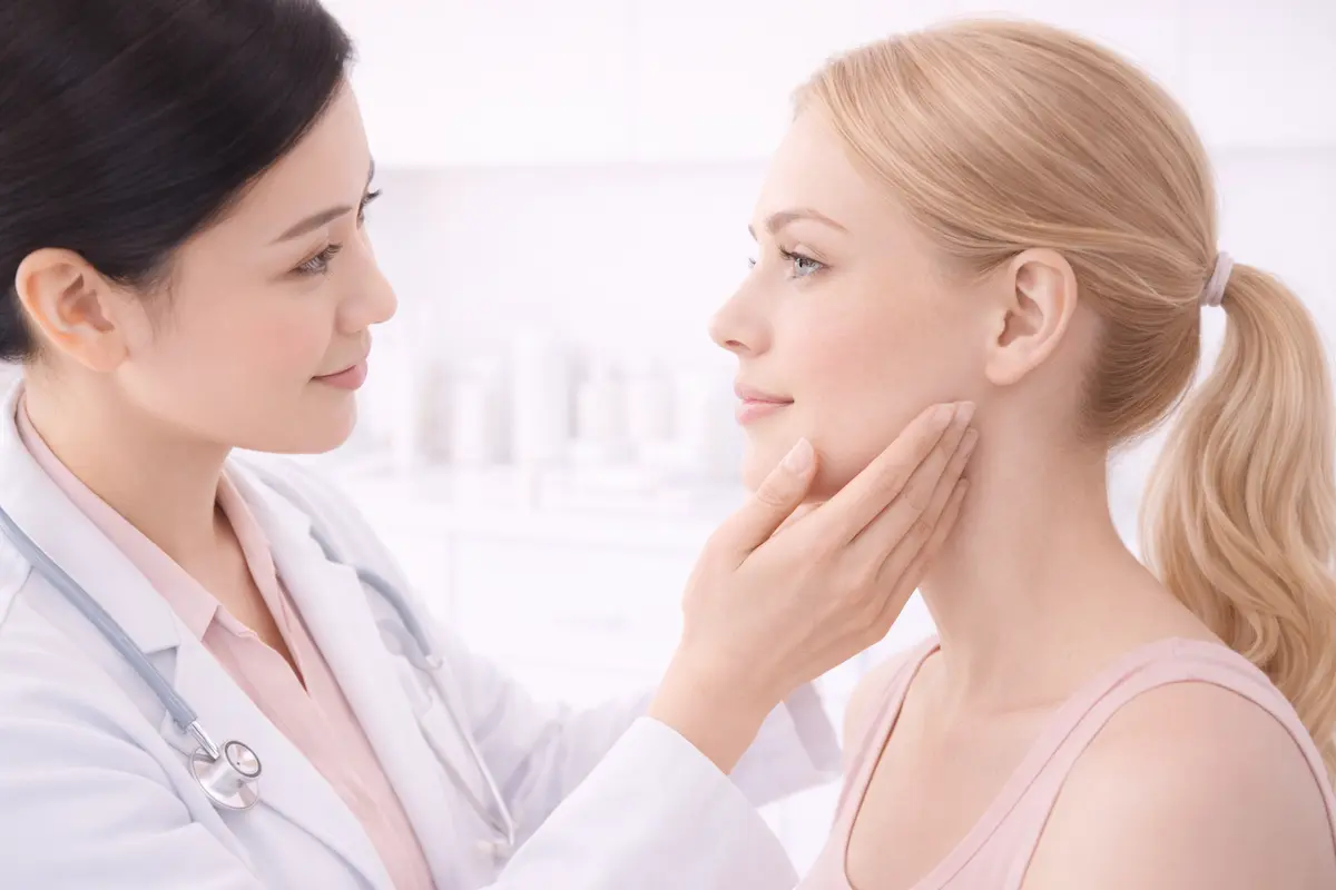 醫師評估臉部鬆弛度與適應症