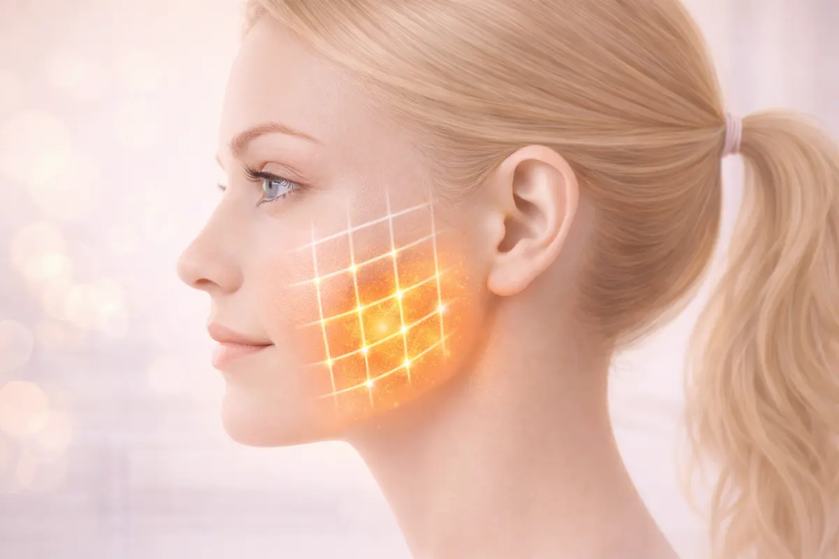 鳳凰電波施打網格與熱能傳導示意